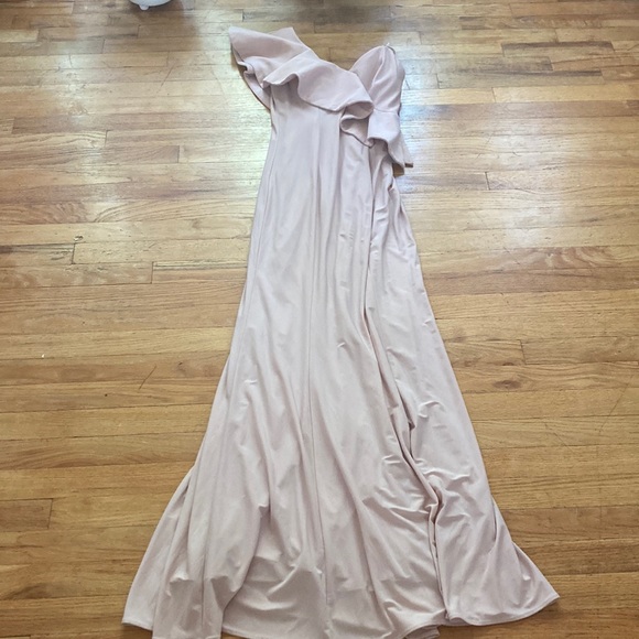 Xscape Champagne Maxi Dress